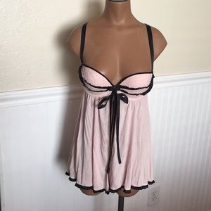 Sexy vintage Victoria's Secret lingerie babydoll top
